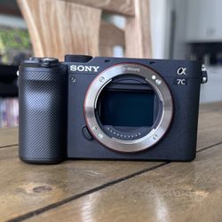 Sony Alpha a7C compact full-frame mirrorless camera. Body only