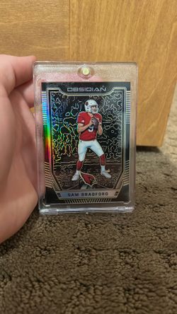 Sam Bradford 2018 Panini Obsidian Electric Etch Green /50