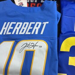 Signed Justin Herber Chargers Jersey. Nike Pro Elite. COA Ticket Best Of Best