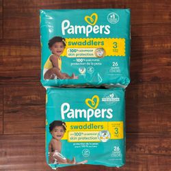PAMPERS Swaddlers  Disposable Diapers: Size 3; 26 Count Each (2 For $16)