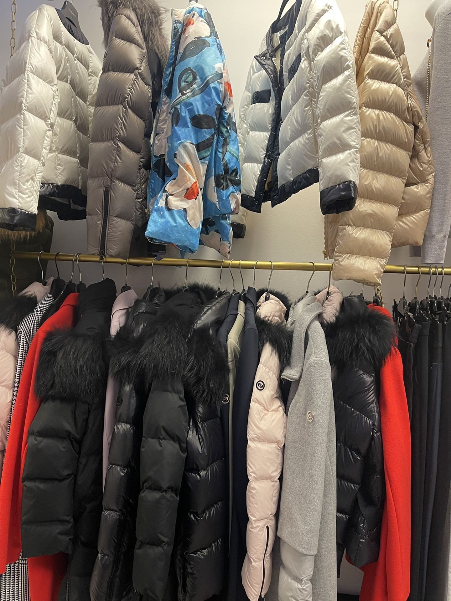 Winter Designer Coats , Natural fUR na Dawn . Super Warm / Cozy