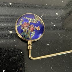 Cloisonné Purse Hanger Table Hook Handbag Holder Enamel