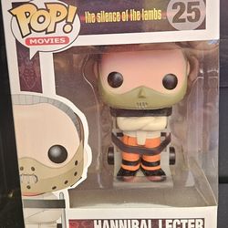 This is a Funko Pop! Movies vinyl figure of Hannibal Lecter from The Silence of the Lambs