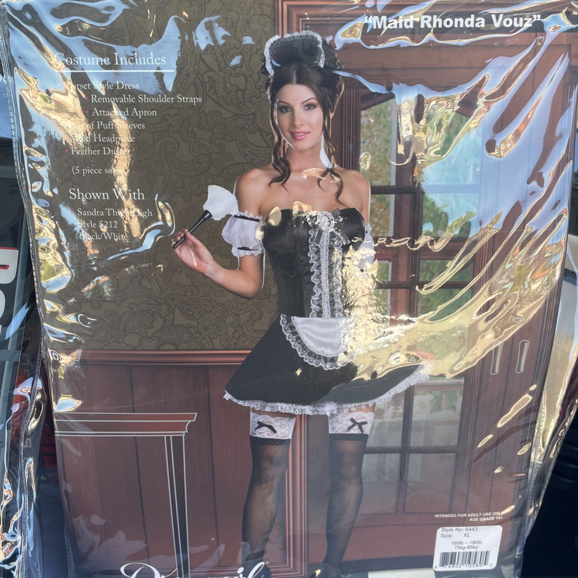 XL French maid Costume 