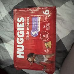 huggies size 6 16 count 