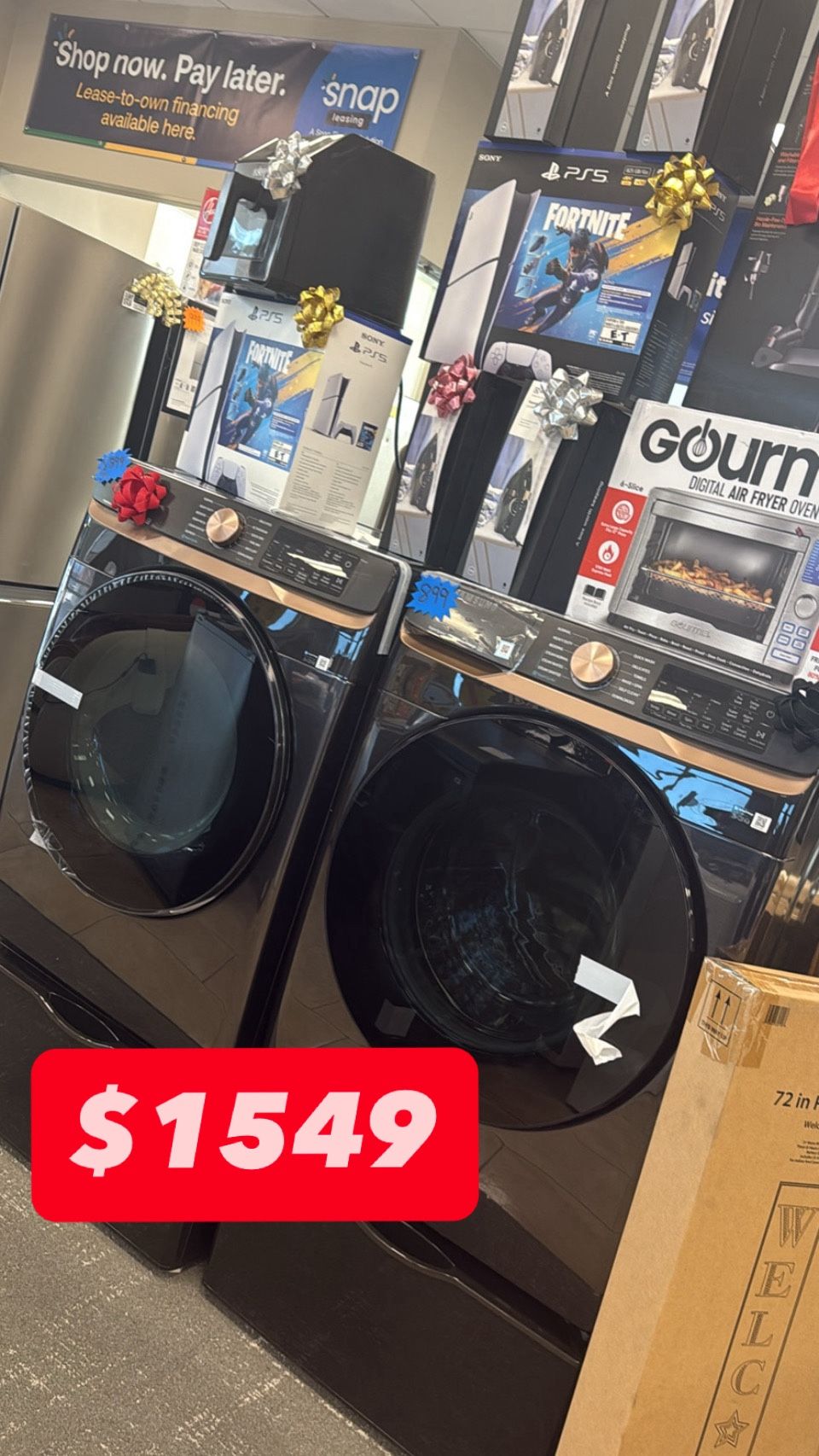 Samsung Front Load Washer And Gas Dryer