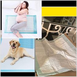 👌🐶🐶🐾/🛌🛏️ 1 box  left-available-pick up in yakima.just $50 for 150 pads!!!. xtra large puppy pads/ bed pads used for either or!!!-(they’re actual