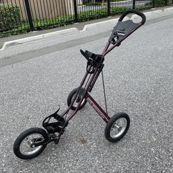 Sun Mountain Golf Speed Push Pull Cart - Hand Brake