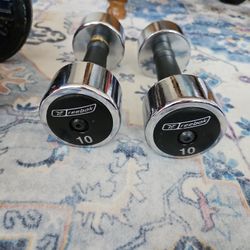 Dumbbells  10lbs each.