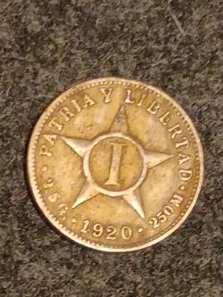 Cuban Centavo 1920