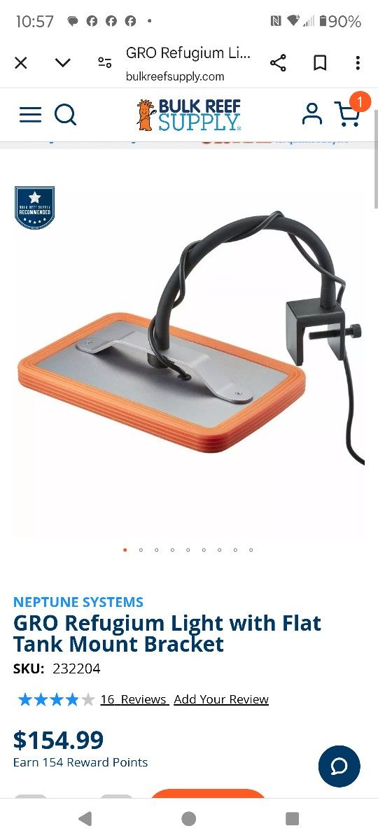 Neptune Refugium Lights