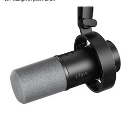 FIFINE Dynamic Microphone, XLR/USB Podcast Recording PC Microphone for Vocal Voice-Over Streaming