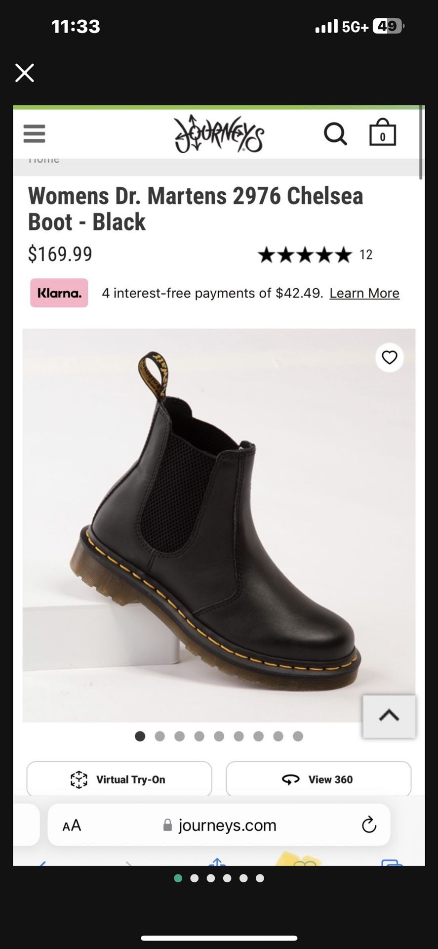 Dr.martens Black Chelsea Boots