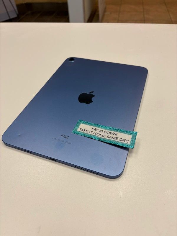 Apple IPad 10th Generation Tablet - Pay $1 today and the rest later!!