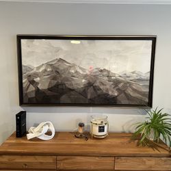 Framed Mountain Picture 