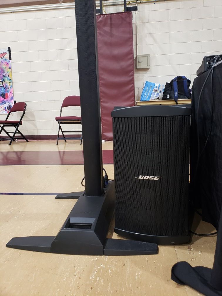 Dual Bose L1 Model 1 & Model 2 System With 2 ,B2 Bass plus 2 ,T1 mixers