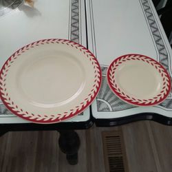 50 Big Plates And 14 Little Ones Nice China Made In USA