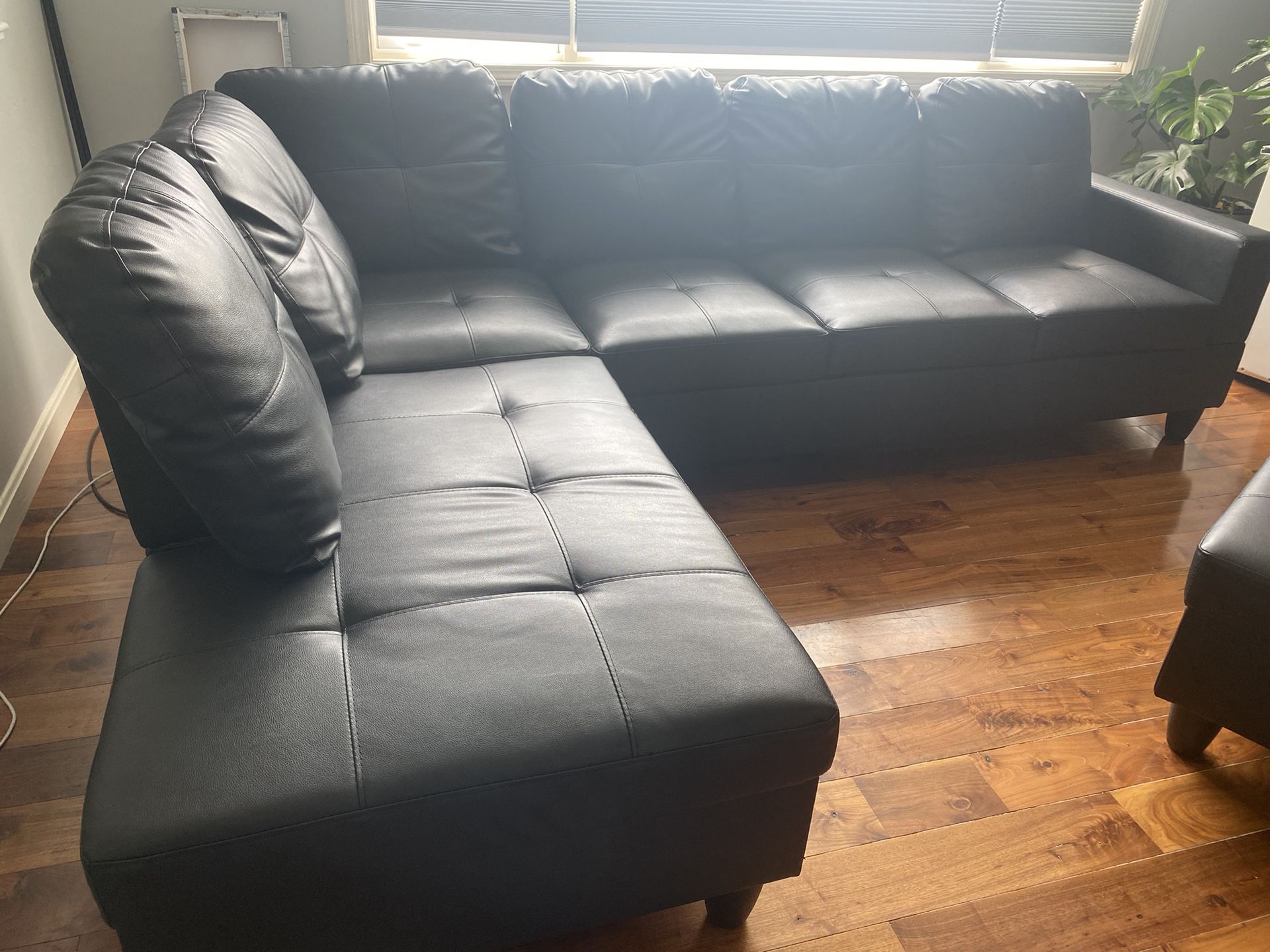 Non-Leather L Shaped Sofa