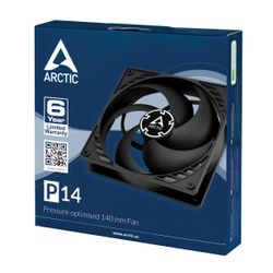2 Arctic P14 140MM PC Case Fans Black