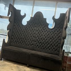 Large Black Vanity Couch
