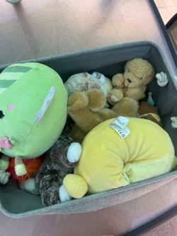 Basket of stuffies