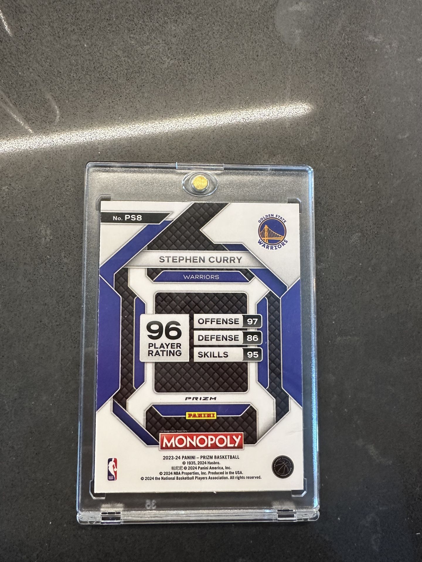 Steph Curry 2023-24 Orange Handshake Deal Prizm Monopoly Golden State Warriors Stephen #PS8 Steph Curry 2023-24 Orange Handshake Deal Prizm Monopoly Golden State Warriors Stephen #PS8