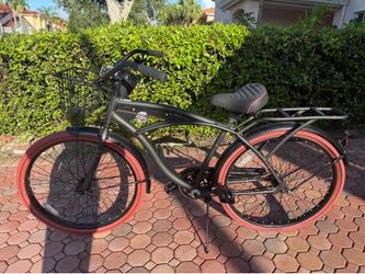 Huffy Cruiser Bike with Basket & Rear Rack – $75 OBO