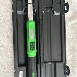 Snap On 3/8 Flex-Head Tech Angle Digital Torque Wrench 