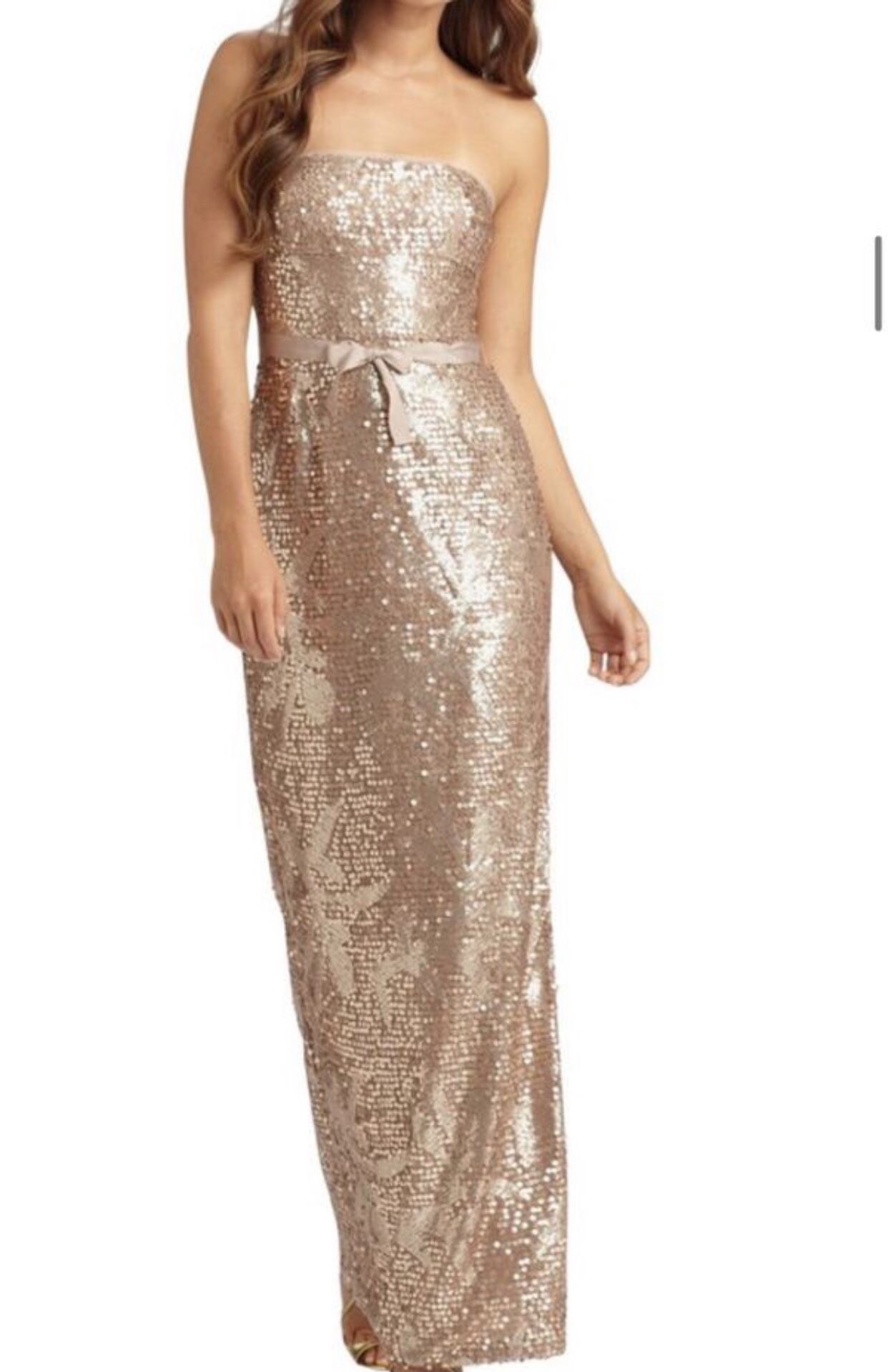 BGBG Gold sequin dress (long) Prom / Wedding / Bridesmaids Dress