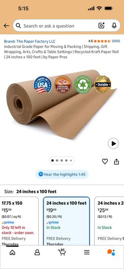 Industrial Grade Paper For Moving &packing