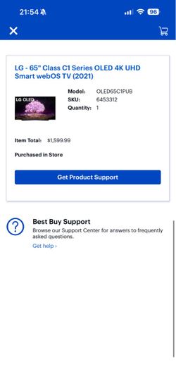 LG OLED 65 inch tv