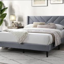 Queen Bed Frame With Mattress