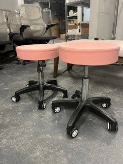 Pink Adjustable Stools