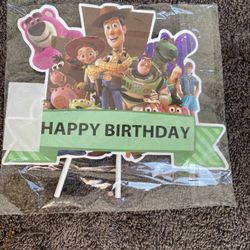 Toy Story Happy Birthday Cake Topper.