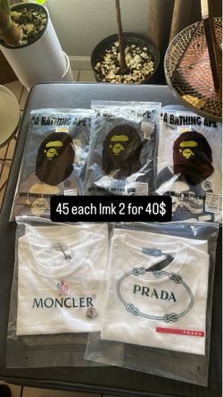 45 each shirt 2 for 40