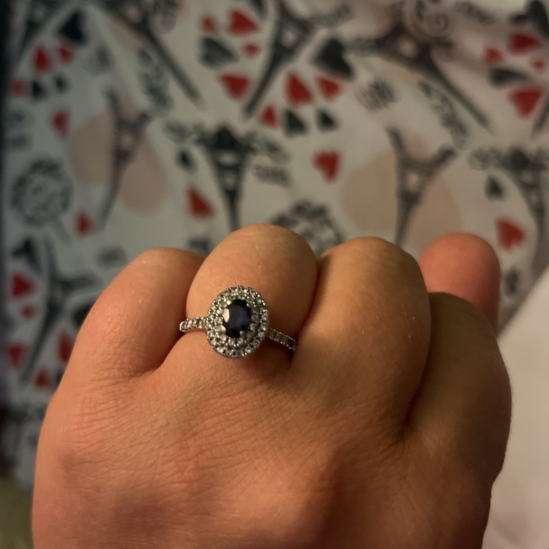 Diomand Sapphire Ring