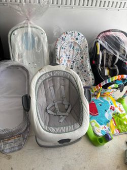Baby items gear car seats rockers