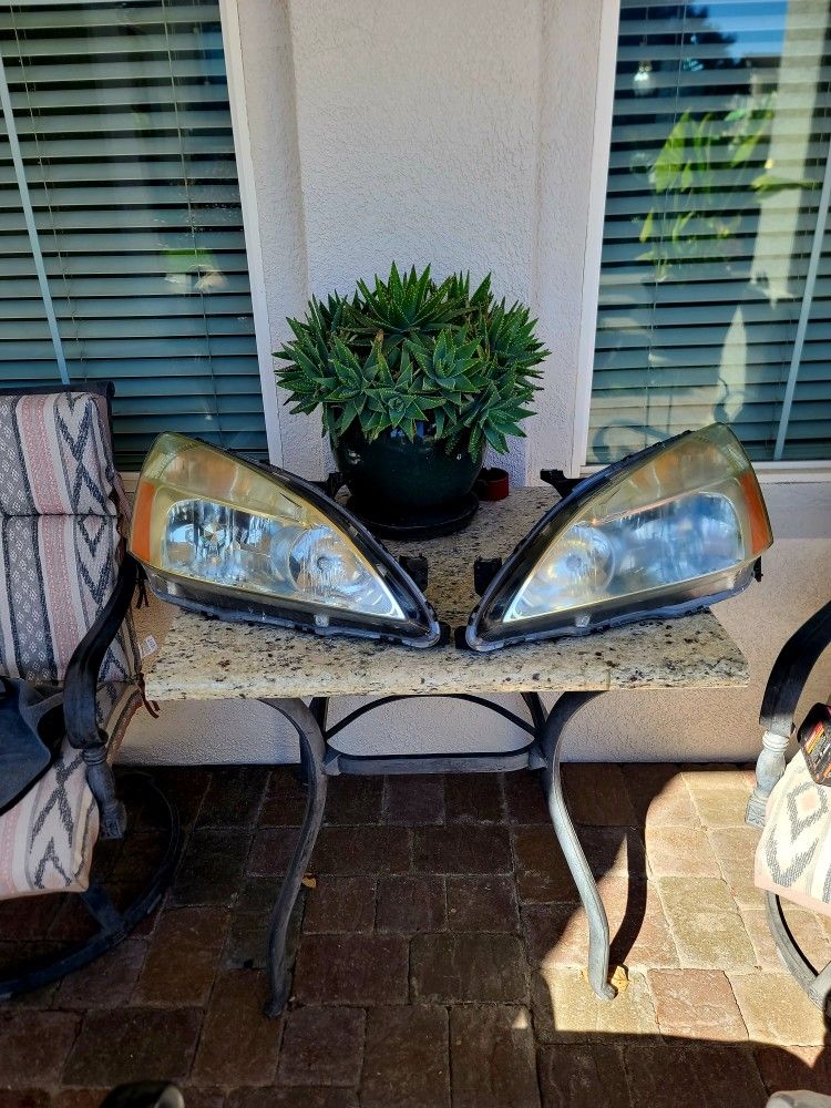 2003 To 2007 Honda Accord Original Headlights 