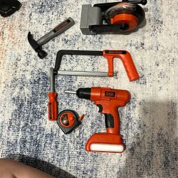 Toy Tool Set- Black + Decker
