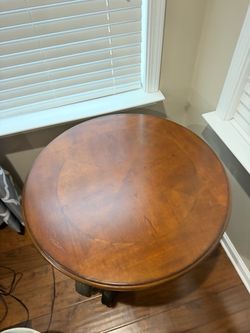 Wood end tables