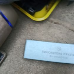 TCS Crystal Flag Encrusted Charm With Necklace 