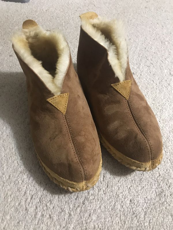 mens sheepskin slippers sale