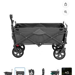Folding Wagon With Tailgate