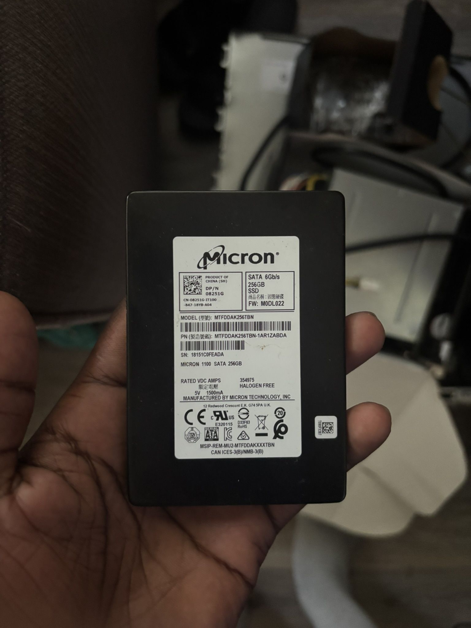 Micron Ssd 256gb