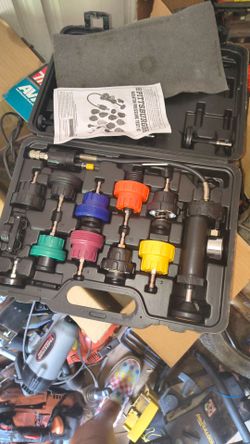 Title:Brand New Pittsburgh Radiator Pressure Tester Kit - Complete SetPrice:$65