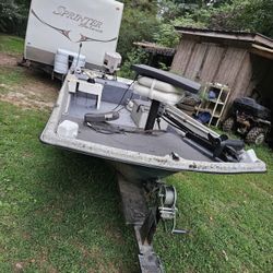 Bass Boat With A 45hp Motor