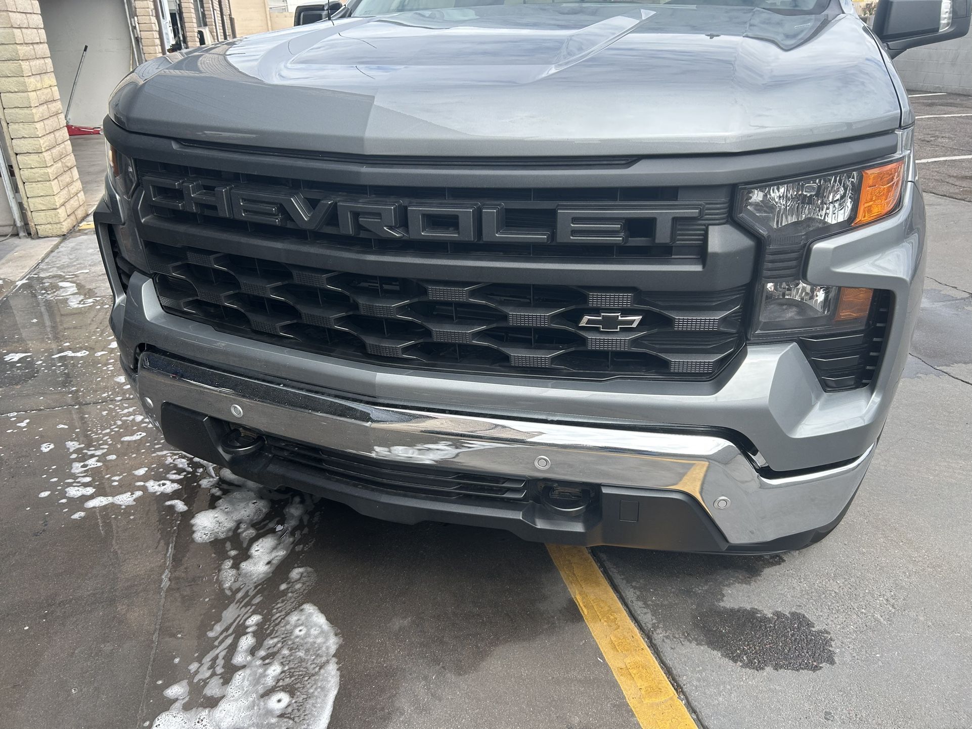 2026 Silverado Black Take Off Grill.