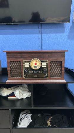 Victrola VTA-200B Wooden 6-In-1