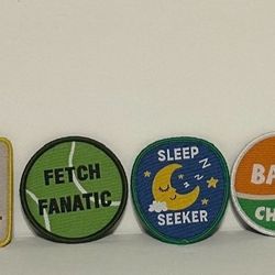 7 Dog Patches for Harness/Vest