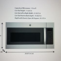 GE Microwave / Hood Combo